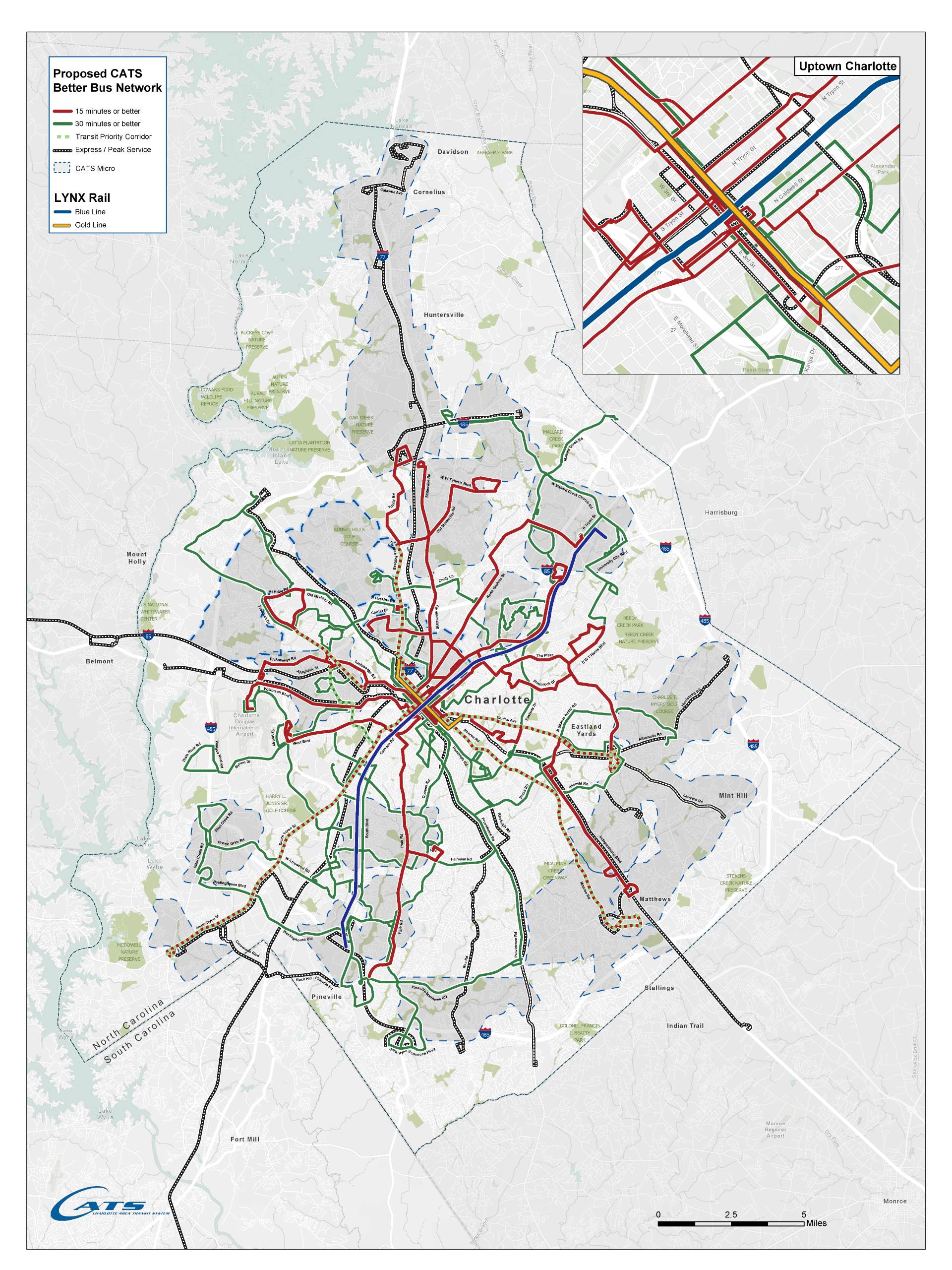 Better Bus Plan Map
